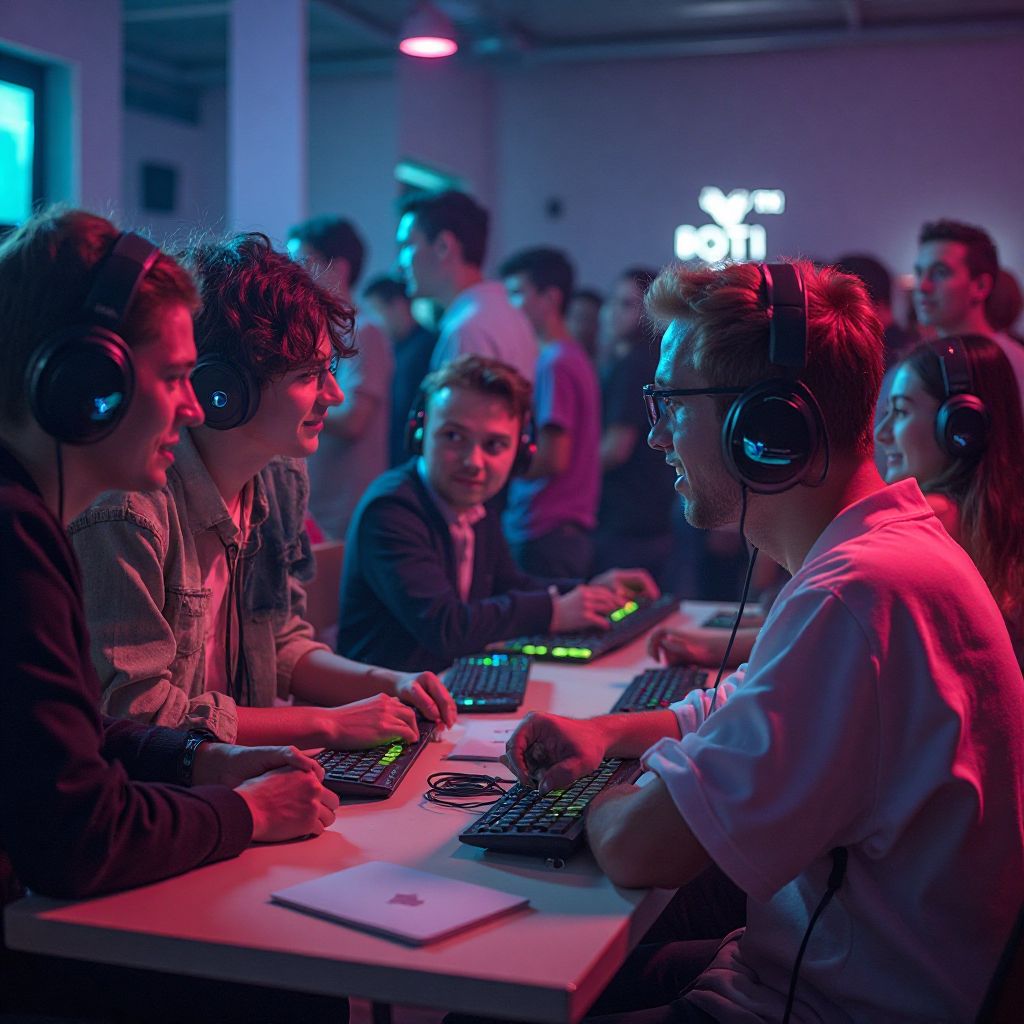 Community events and social gaming activities